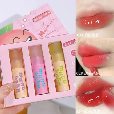 Muge Leen Lip Gloss Set (3 Pcs)